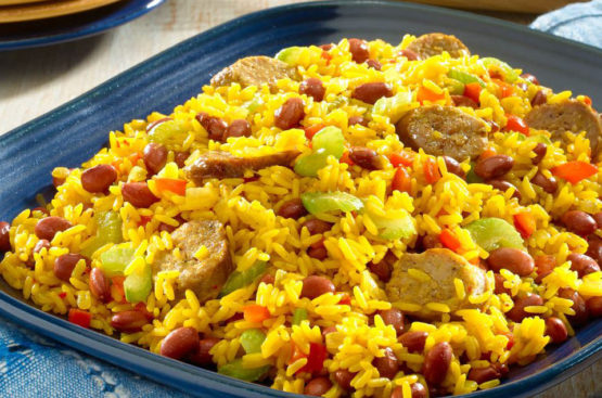 Rice with Saffron and Sausages