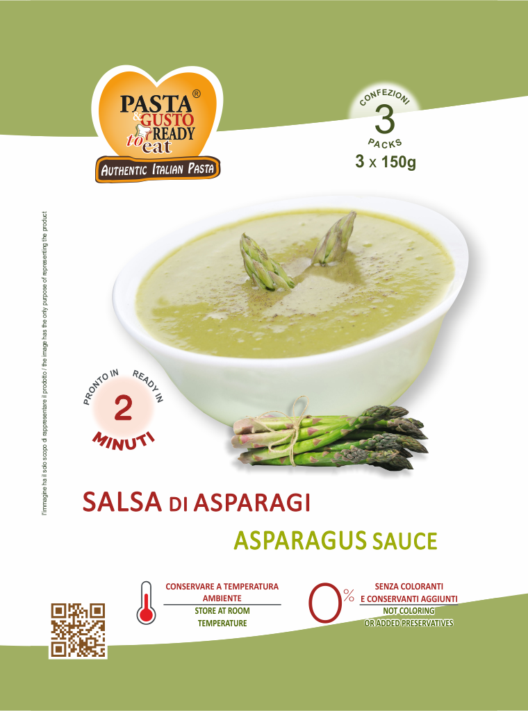 Sugo agli Asparagi pronto in soli 2 minuti. www.fuorifrigo.com